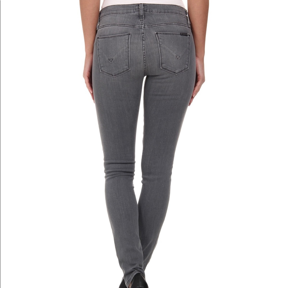 Hudson Nico Mid-rise Super Skinny Jean - gray
